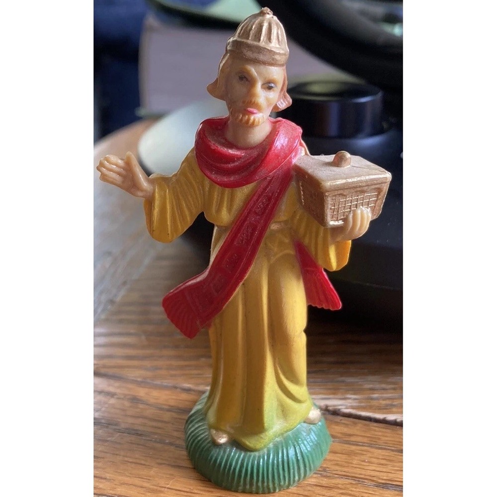 Christmas Nativity Wise Man Plastic Replacement Hong Kong Figurine Christmas